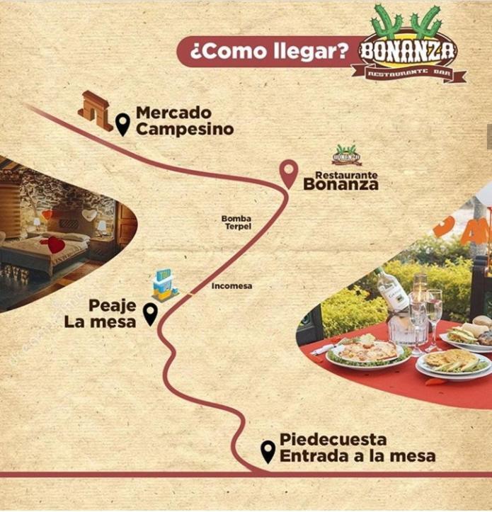 Cabanas Y Hostal Bonanza Mesa De Los Santos ロス・サントス エクステリア 写真
